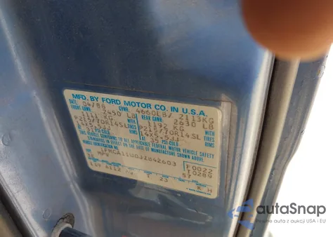 1988 Ford Aerostar from USA, damaged, VIN 1FMCA11U0JZB42603